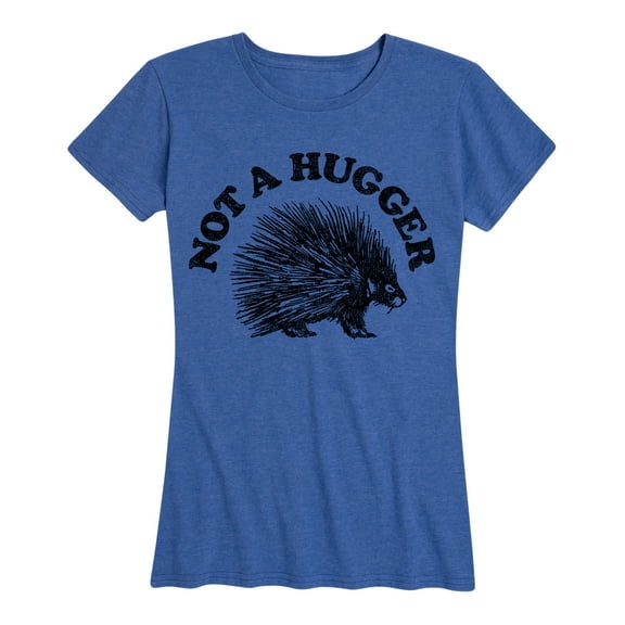 Instant Message - Not A Hugger Porcupine - Women's Short Sleeve Graphic T-Shirt