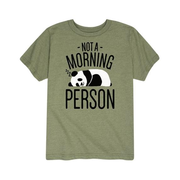 Instant Message - Not A Morning Person - Youth Short Sleeve Tee