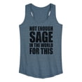 thumbnail image 1 of Instant Message - Not Enough Sage - Women's Racerback Tank Top, 1 of 6