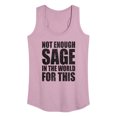 thumbnail image 1 of Instant Message - Not Enough Sage - Women's Racerback Tank Top, 1 of 6
