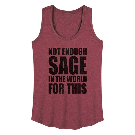 Instant Message - Not Enough Sage - Women's Racerback Tank Top