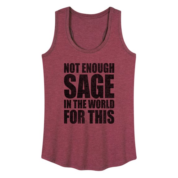 Instant Message - Not Enough Sage - Women's Racerback Tank Top