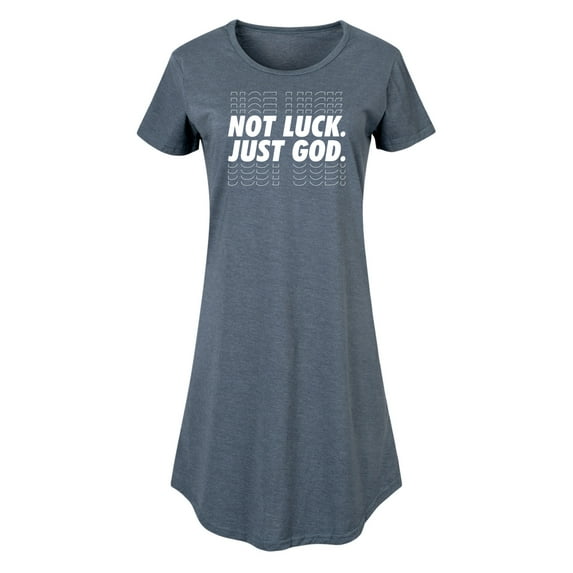 Instant Message - Not Luck, Just God - Women's Sleeveless Shift Dress