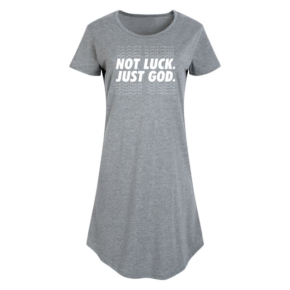 Instant Message - Not Luck, Just God - Women's Sleeveless Shift Dress