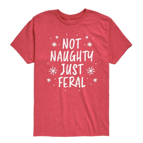 Instant Message - Not Naughty Just Feral - Youth Short Sleeve Graphic T-shirt