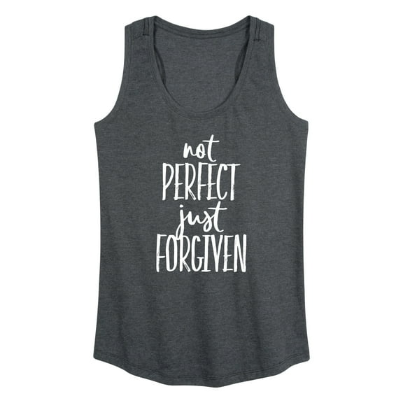 Instant Message - Not Perfect Just Forgiven - Women's Racerback Tank Top