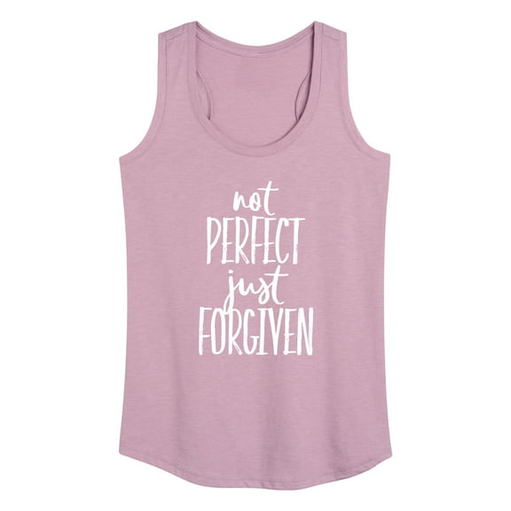 Instant Message - Not Perfect Just Forgiven - Women's Racerback Tank Top