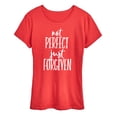 thumbnail image 1 of Instant Message - Not Perfect Just Forgiven - Women's Short Sleeve Graphic T-Shirt, 1 of 6
