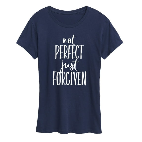 Instant Message - Not Perfect Just Forgiven - Women's Short Sleeve Graphic T-Shirt