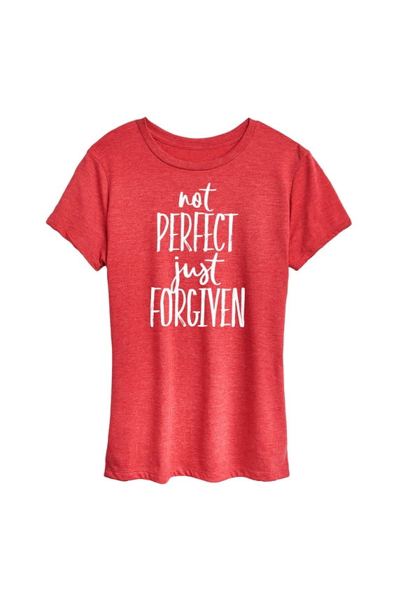 - Not Perfect Just Forgiven - Women's Short Sleeve Graphic T-Shirt