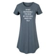 thumbnail image 1 of Instant Message - Not Responsible For Face - Women's Any Way Dress, 1 of 7