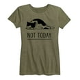 thumbnail image 1 of Instant Message - Not Today Cat - Women's Short Sleeve Graphic T-shirt, 1 of 4