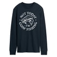 thumbnail image 1 of Instant Message - Not Today Goin Fishing - Men's Long Sleeve Graphic T-Shirt, 1 of 4