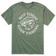 thumbnail image 1 of Instant Message - Not Today Goin Fishing - Men's Short Sleeve Graphic T-Shirt, 1 of 5