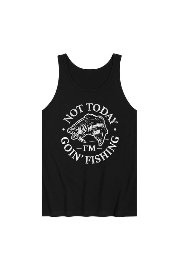 - Not Today Goin Fishing - Men's Sleeveless Graphic Tank