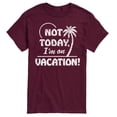 thumbnail image 1 of Instant Message - Not Today Vacation - Men's Short Sleeve Graphic T-shirt, 1 of 5