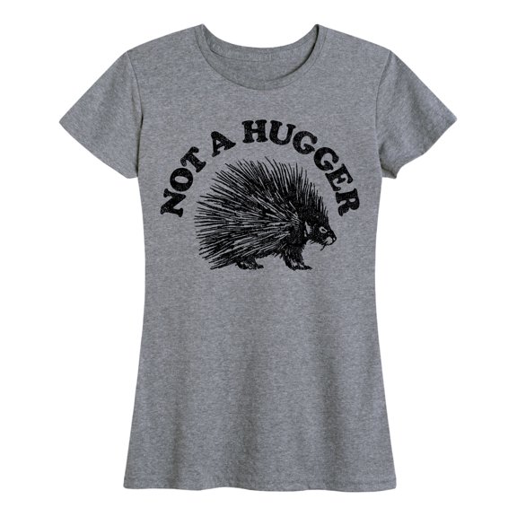 Instant Message - Not a Hugger Porcupine - Women's Short Sleeve Graphic T-shirt