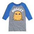 thumbnail image 1 of Instant Message - Nugget - Toddler & Youth Raglan Graphic T-Shirt, 1 of 5