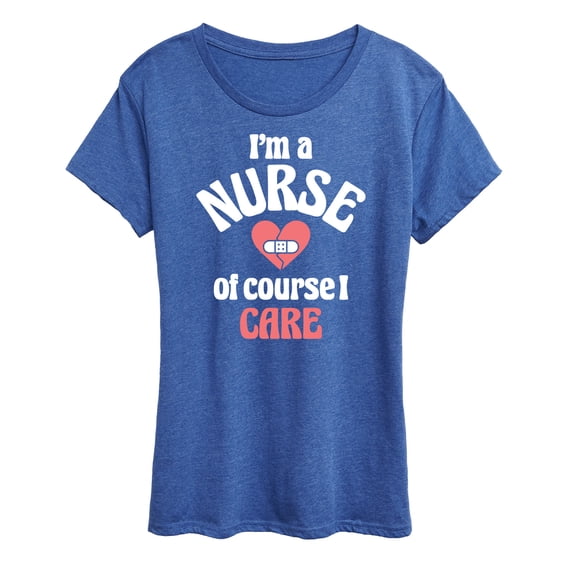 Instant Message - Nurse I Care Women's Short Sleeve Graphic T-Shirt
