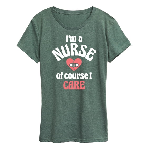 Instant Message - Nurse I Care Women's Short Sleeve Graphic T-Shirt
