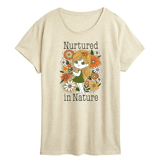 Instant Message - Nurtured In Nature - Women's Short Sleeve Graphic T-Shirt