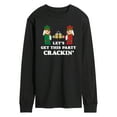 thumbnail image 1 of Instant Message - Nutcracker Get This Party Crackin Christmas - Men's Long Sleeve T-Shirt, 1 of 6