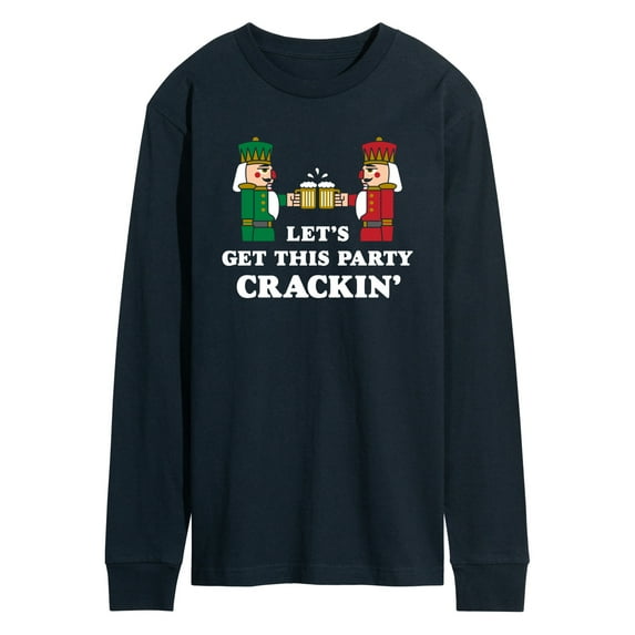 Instant Message - Nutcracker Get This Party Crackin Christmas - Men's Long Sleeve T-Shirt