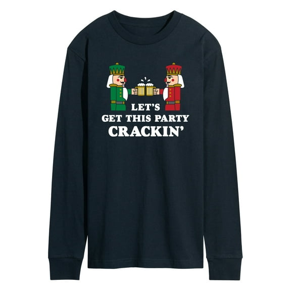 Instant Message - Nutcracker Get This Party Crackin Christmas - Men's Long Sleeve T-Shirt