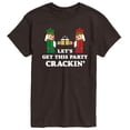 thumbnail image 1 of Instant Message - Nutcracker Get This Party Crackin Christmas - Men's Short Sleeve Graphic T-Shirt, 1 of 5