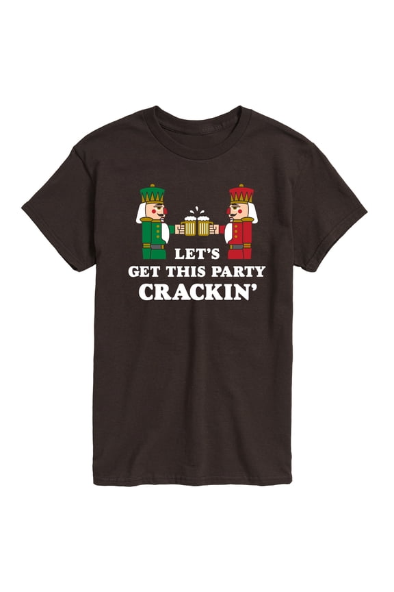 - Nutcracker Get This Party Crackin Christmas - Men's Short Sleeve Graphic T-Shirt