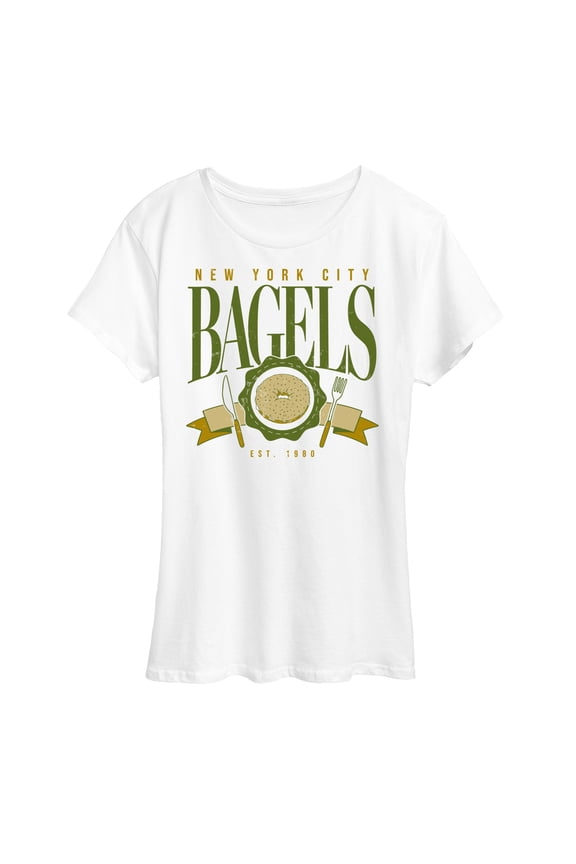 - Nyc Bagels - Women's Short Sleeve Graphic T-Shirt