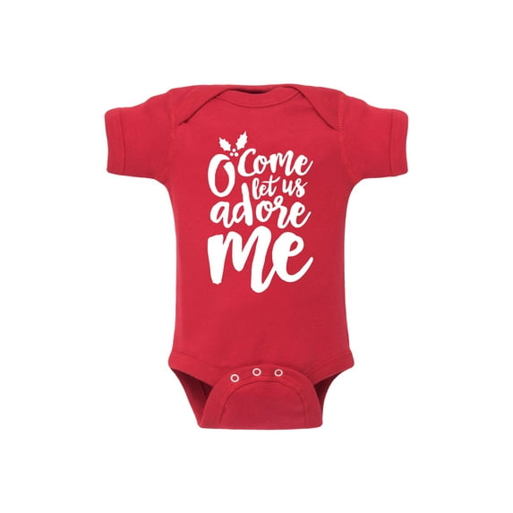 Instant Message - O Come Let Us Adore Me - Infant Baby One Piece