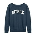 thumbnail image 1 of Instant Message - Oat Milk - Women's Lightweight French Terry Long Sleeve Shirt, 1 of 6