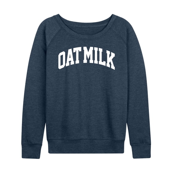 Instant Message - Oat Milk - Women's Lightweight French Terry Long Sleeve Shirt