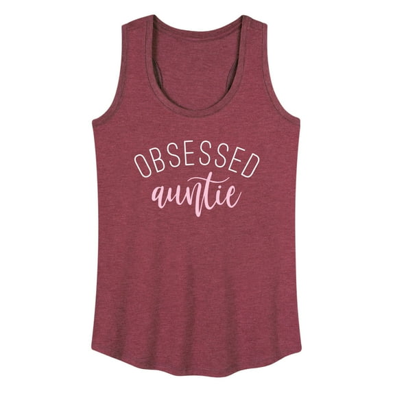 Instant Message - Obsessed Auntie - Women's Racerback Tank Top