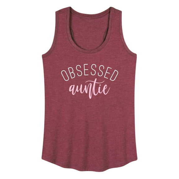 Instant Message - Obsessed Auntie - Women's Racerback Tank Top
