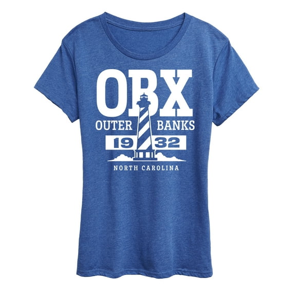 Instant Message - Obx Lighthouse North Carolina - Destination Vacation - Women's Short Sleeve Graphic T-Shirt