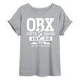 thumbnail image 1 of Instant Message - Obx Lighthouse - Women's Oversized Graphic T-Shirt, 1 of 5