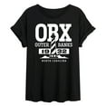 thumbnail image 1 of Instant Message - Obx Lighthouse - Women's Oversized Graphic T-Shirt, 1 of 5