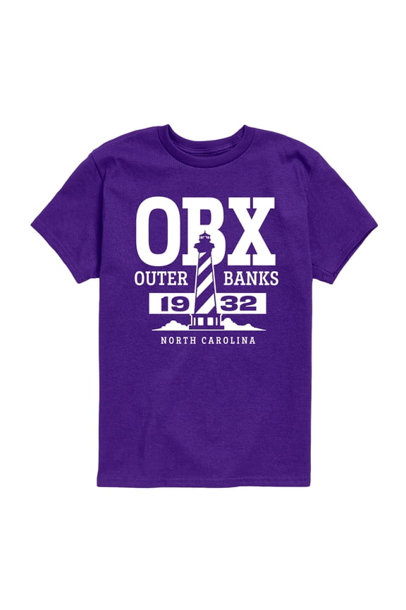 - Obx Lighthouse Short Sleeve Graphic T-Shirt