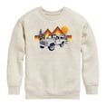 thumbnail image 1 of Instant Message - Off Road Vehicle Stripes - Youth Crew Fleece Sweatshirt, 1 of 5
