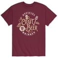 thumbnail image 1 of Instant Message - Official Craft Beer Drinker - Men's Short Sleeve Graphic T-Shirt, 1 of 5