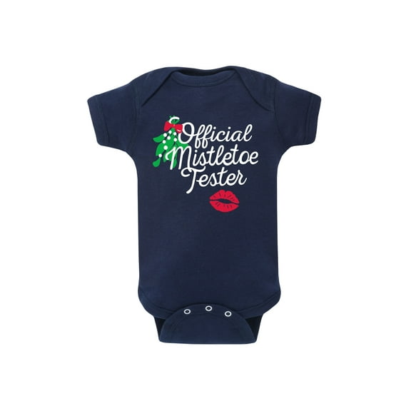 Instant Message - Official Mistletoe Tester - Infant Baby One Piece