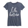 thumbnail image 1 of Instant Message - Oh Hell No Short Sleeve Graphic T-Shirt, 1 of 5