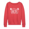 thumbnail image 1 of Instant Message - Oh Hey Vacay - Women's Lightweight French Terry Pullover, 1 of 6