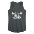 thumbnail image 1 of Instant Message - Oh Hey Vacay - Women's Racerback Tank Top, 1 of 6