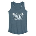 thumbnail image 1 of Instant Message - Oh Hey Vacay - Women's Racerback Tank Top, 1 of 6