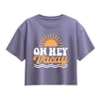 thumbnail image 1 of Instant Message - Oh Hey Vacay Short Sleeve Boxy Graphic T-Shirt, 1 of 5