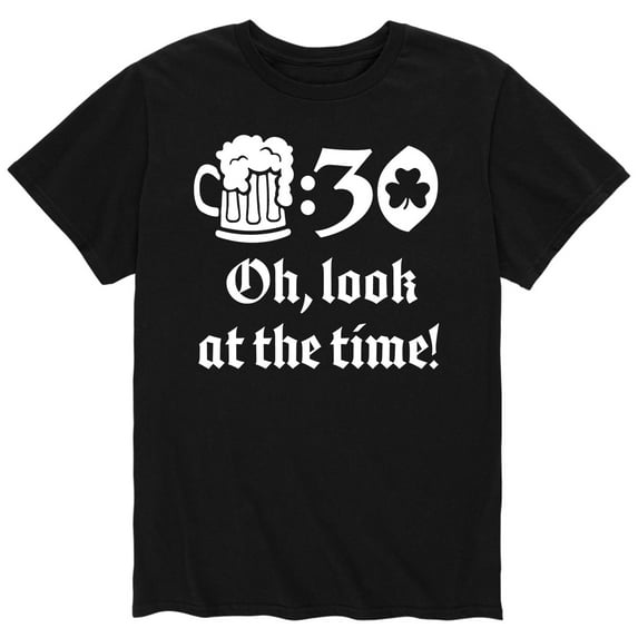 Instant Message - Oh Look At The Time - Men's Short Sleeve TGraphic T-Shirt