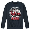 thumbnail image 1 of Instant Message - Oh What Fun Santa Golf Cart Christmas - Christmas Sweatshirt, 1 of 5
